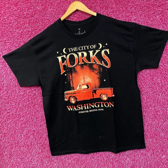 Twilight The City of Forks Washington T-Shirt XL - Picture 3 of 4